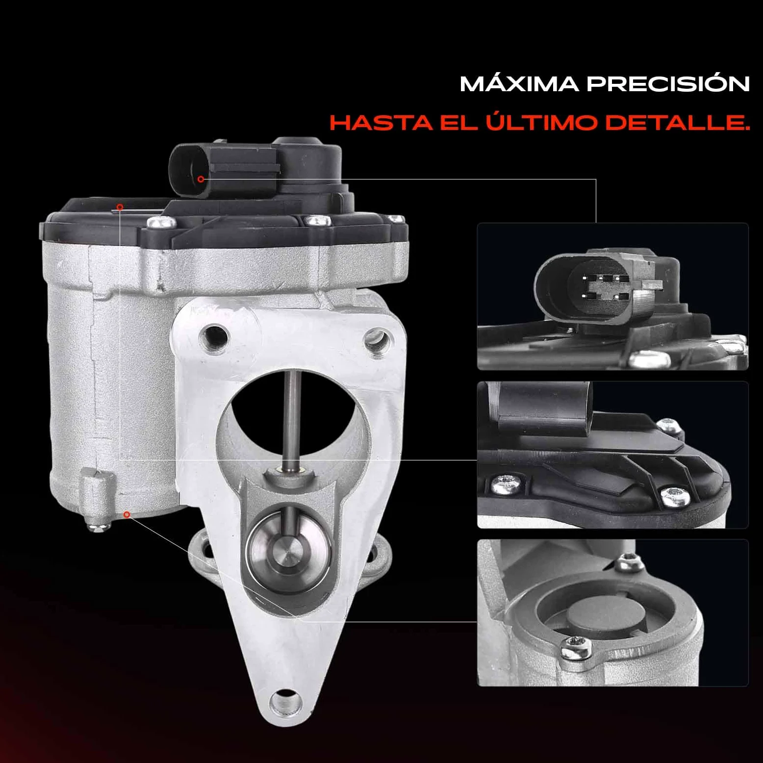 Frankberg Válvula EGR Compatible con Megan.e II BM0/1 CM0/1 1.9 dCi Laguna II Grandtour KG0/1 1.9 dCi Laguna II BG0/1 1.9 dCi Grand Vitara II JT TD TE 1.9 DDiS AWD Scénic II JM0/1 1.9 dCi 8200507299