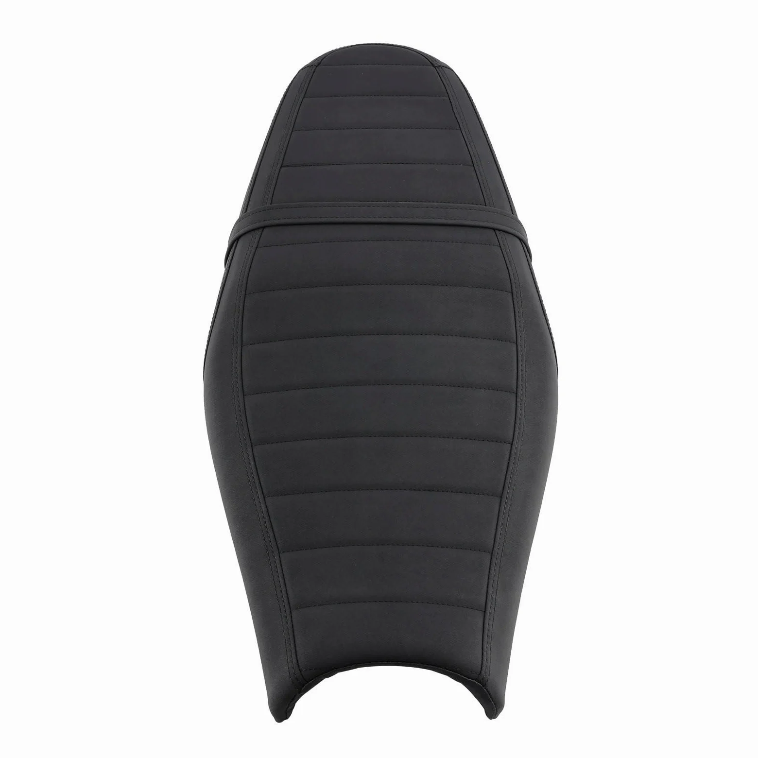 Para velocidad de calle doble Cojín de asiento | Reemplace el asiento delantero trasero conductor y pasajero, inferior, negro(BlackC)