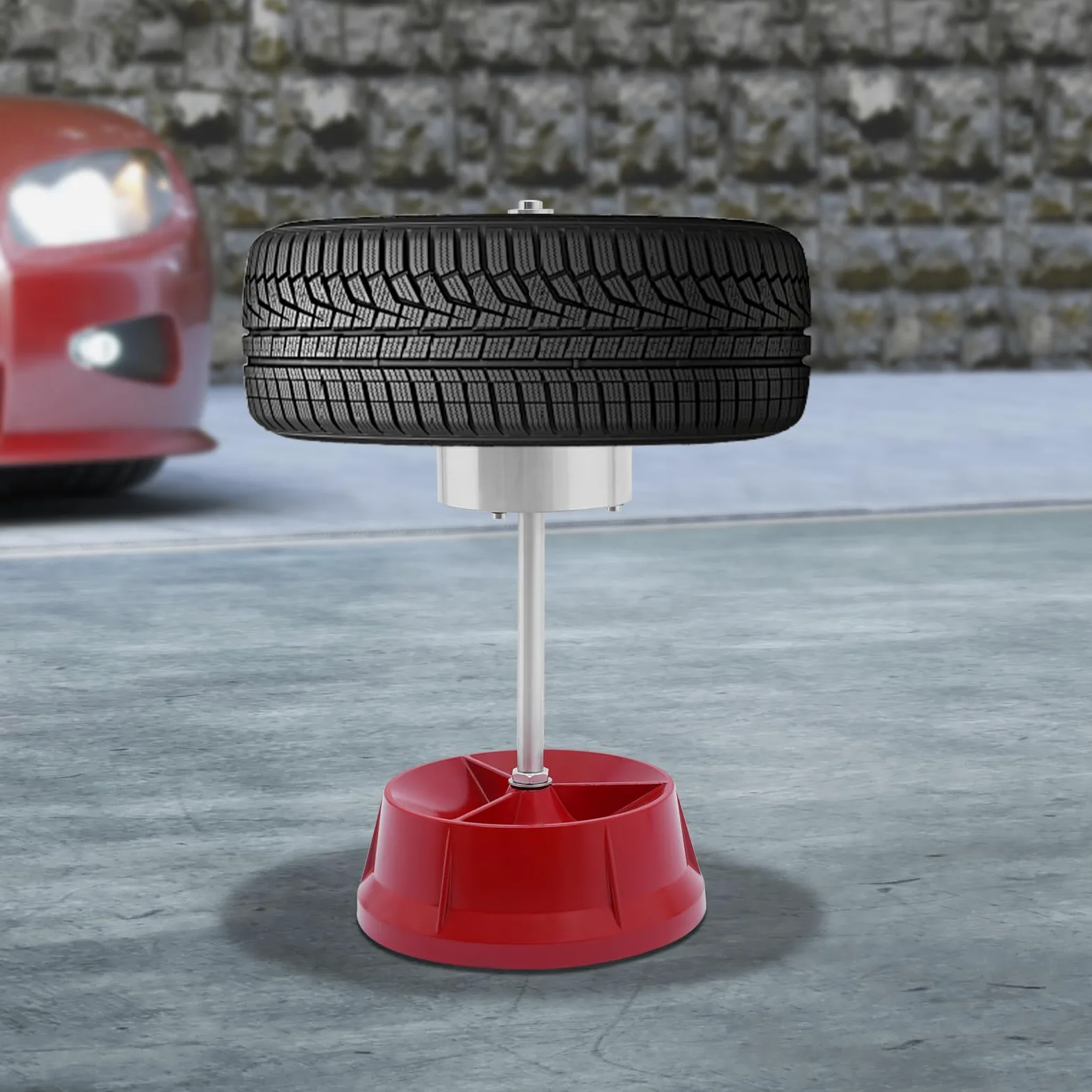 Equilibriador de neumáticos de ruedas, equilibrador profesional de nivel de burbuja para coche, camión, furgoneta, bicicleta, cubo portátil, equilibrador de neumáticos para reparación de ruedas