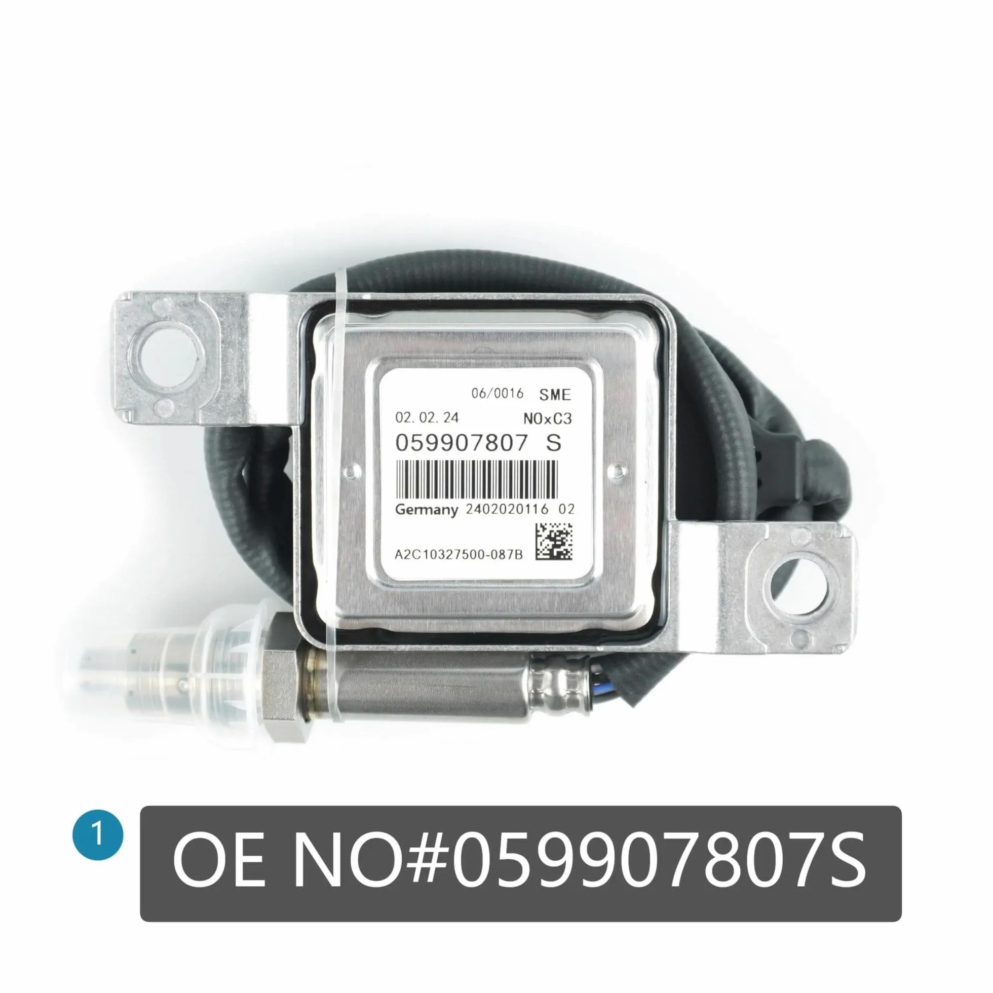 Sensor Oxígeno y Nitrógeno Sensor de óxido de nitrógeno 059907807S, Sensor de nox Aguas Arriba para Sensor para Q7 Nox, Sensor de óxido de nitrógeno Sensor Oxígeno Nitrógeno