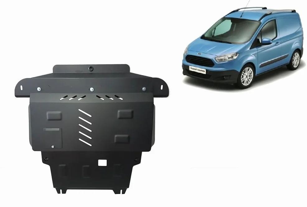 Protección metálica inferior compatible con Ford Transit Courier (2014-2023)