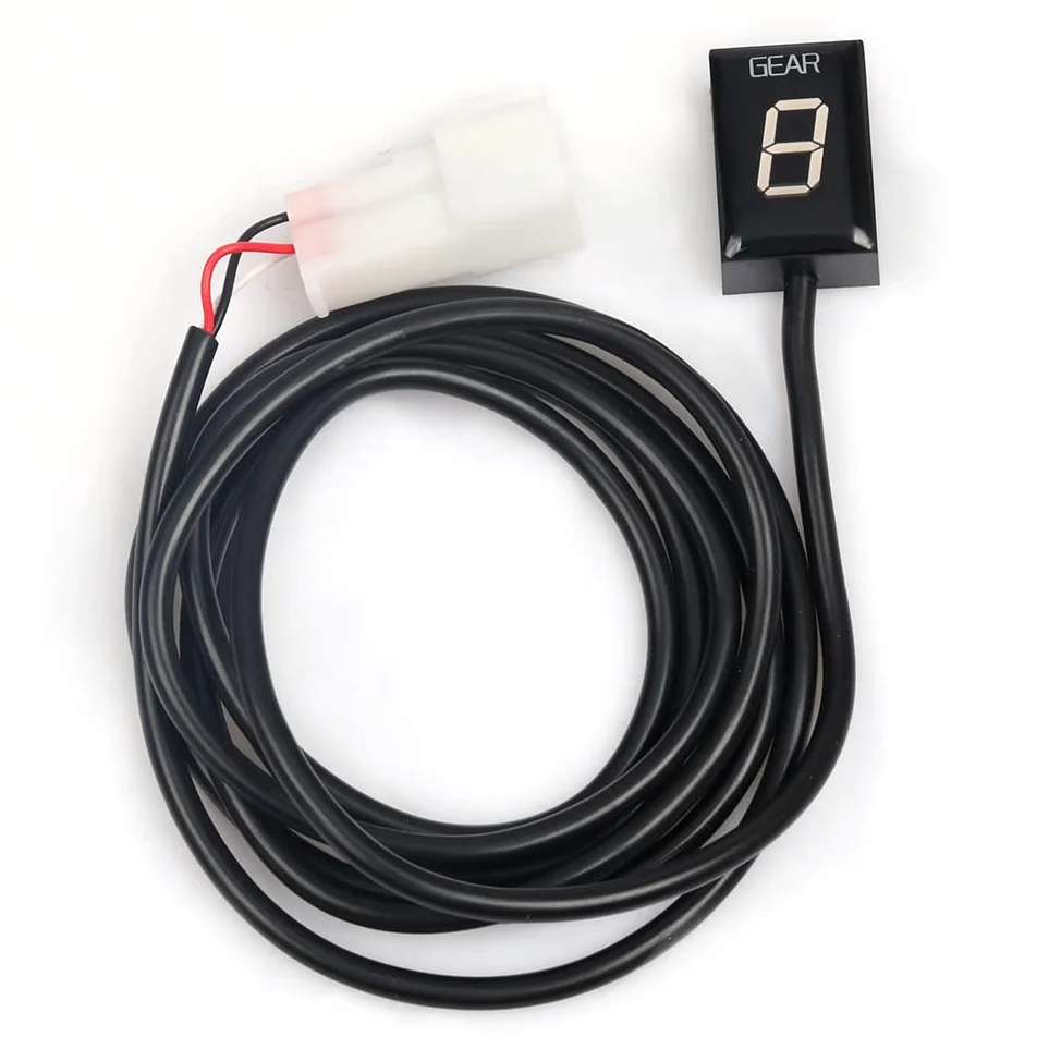 Indicadores de marcha LED Plug and Play de 1 a 6 velocidades, resistente al agua para Kawasaki ER6F ER6N ER-6N Ninja 250R 400R 650R ZX6R ZX-6RR Vulcan 650 VN900 Z750 Z1000 KLE650 VN1700 VN2000