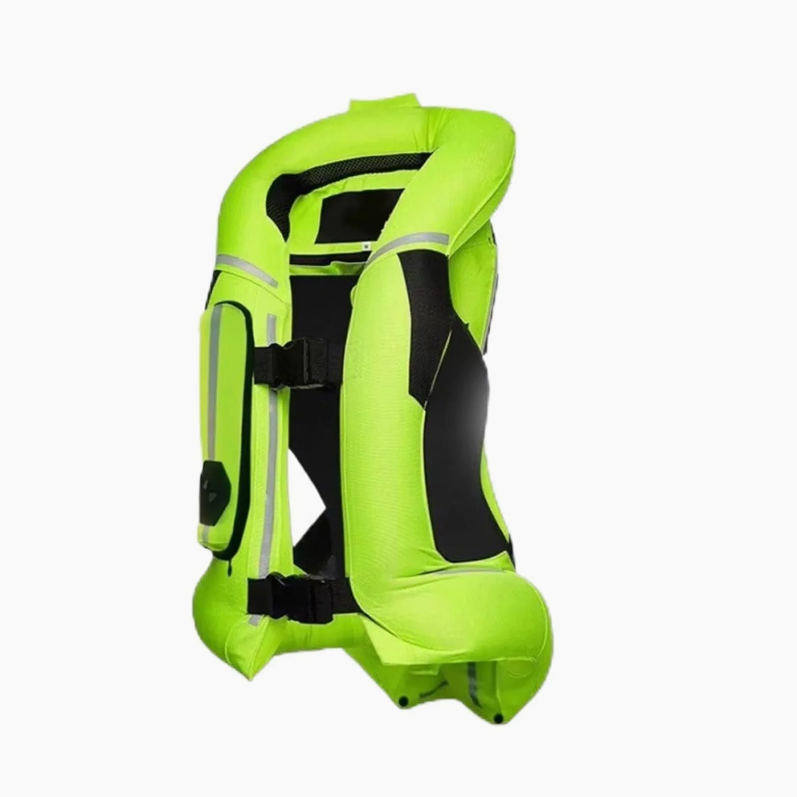 Con Chaleco De Airbag De Motocicleta De Airbag De Cuello Chaqueta Protectora De Motocross Utilizado for Motocicletas, Actuaciones De Equitación(Green,XXL)