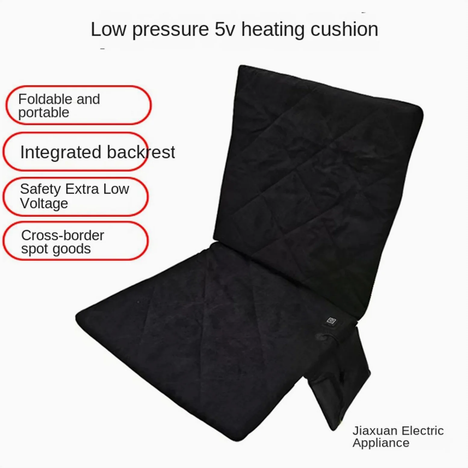 Almohadilla Térmica para Silla Calentador De Cojín Plegable Para Gradas Con | Almohadilla Para Asiento Calefactada para Hogar, Estadio, Camping, Pesca, Aire Libre, Gradas y Conc