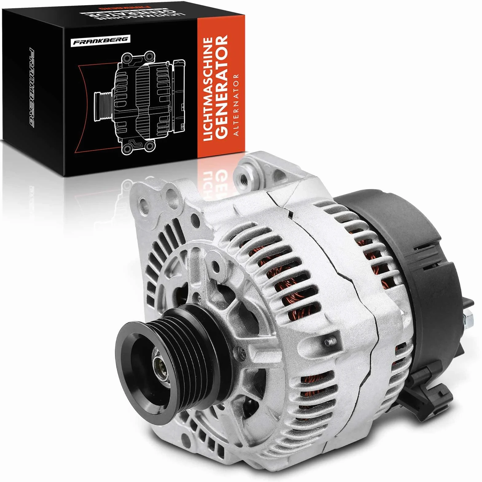 Frankberg Generador alternador 90A 021903017 | 90A, 021903017; Compatible con: T.r.a.n.s.p.o.r.t.e.r IV Caja 70A 70H 70J 7DA 7DH, P.a.s.s.a.t Variante 35I 3A5