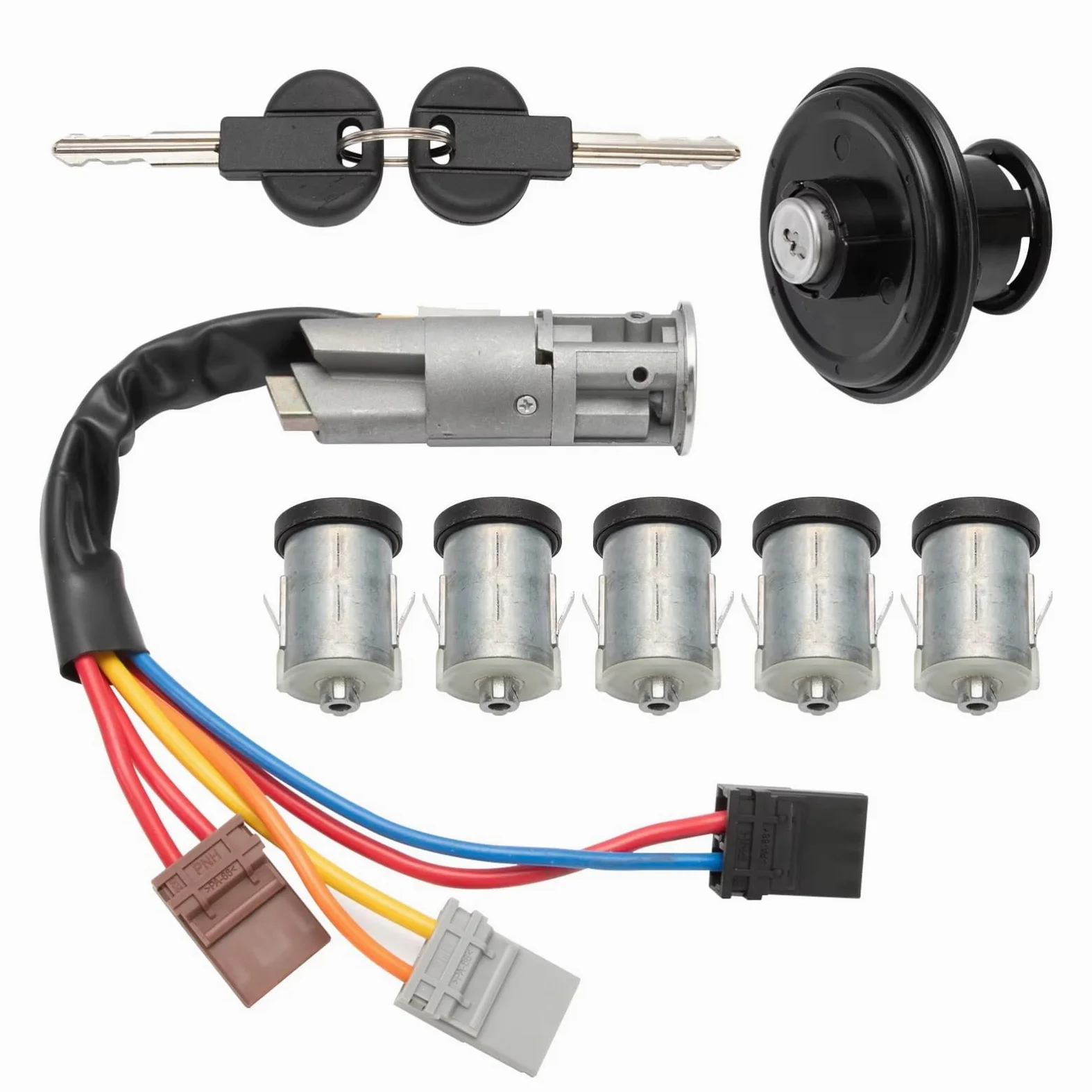Cilindro cerradura Compatible Con Citroen Para Jumpy 1995 1996 1997 1998 1999 2000 2001 2002-2006 Juego Cerradura Interruptor De Encendido 4162F4 4162L9 4162S1