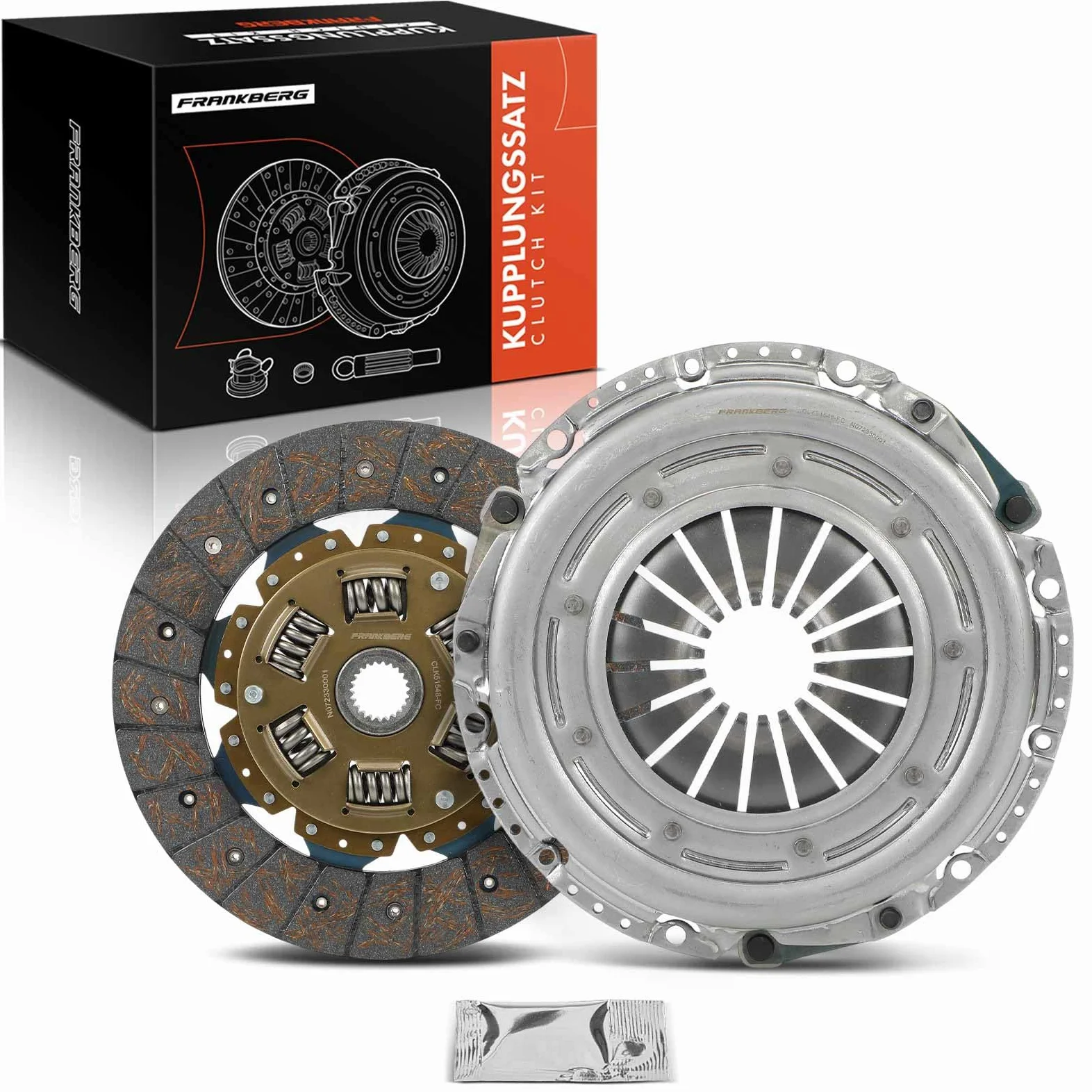 Frankberg Kit de embrague 1713807 | Compatible con: S80 II 124, Galaxy WA6, S60 II 134, Mondeo IV BA7, V60 I 155, S-Max WA6, Mondeo IV Berlina BA7