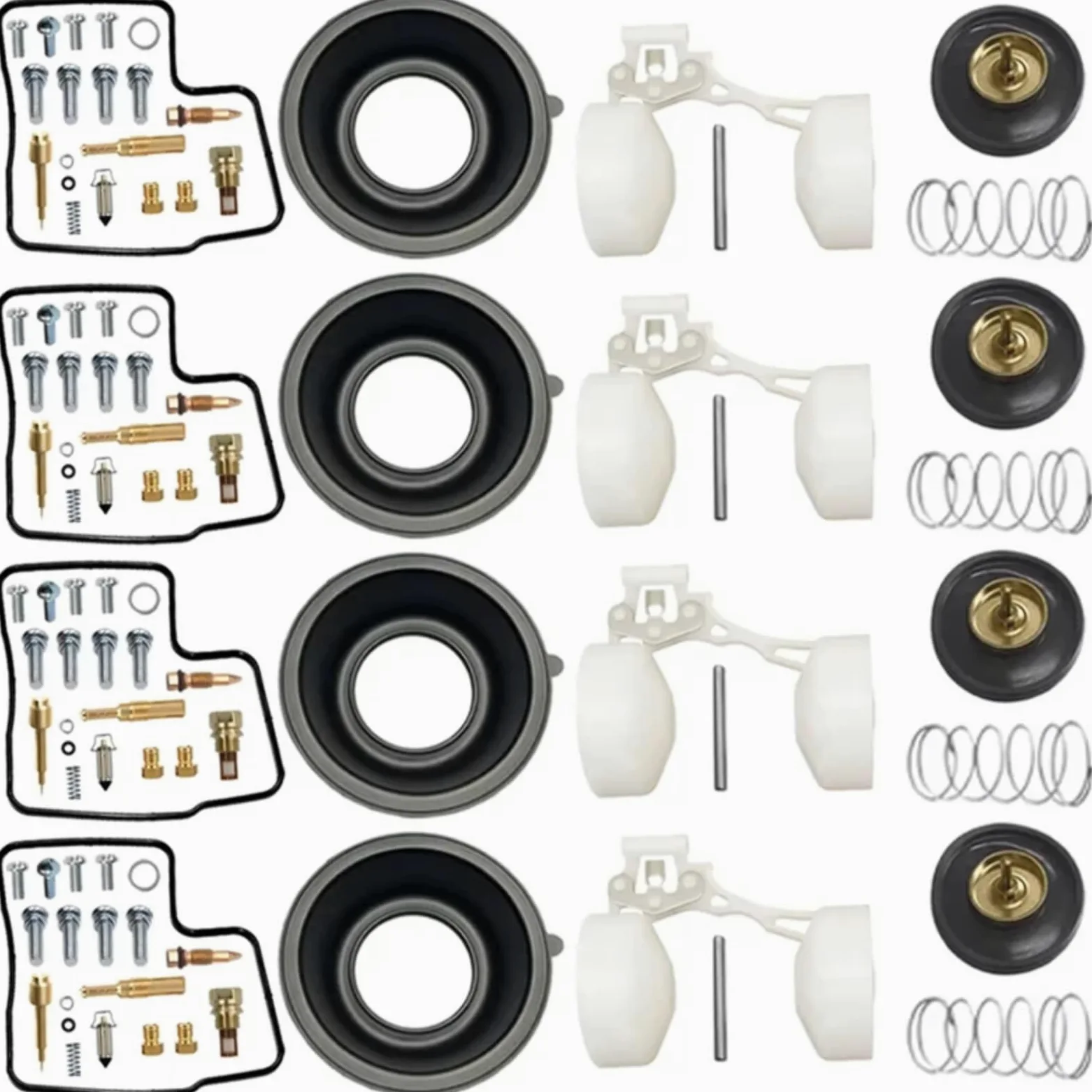 Kit Carburador Repuesto Kit De Reparación De Carburador De Motocicleta Compatible Con CBR1000F Para Hurricane 1987-1992 Kit Reparación Y Reconstrucción Carburador De Diafragma Flotante