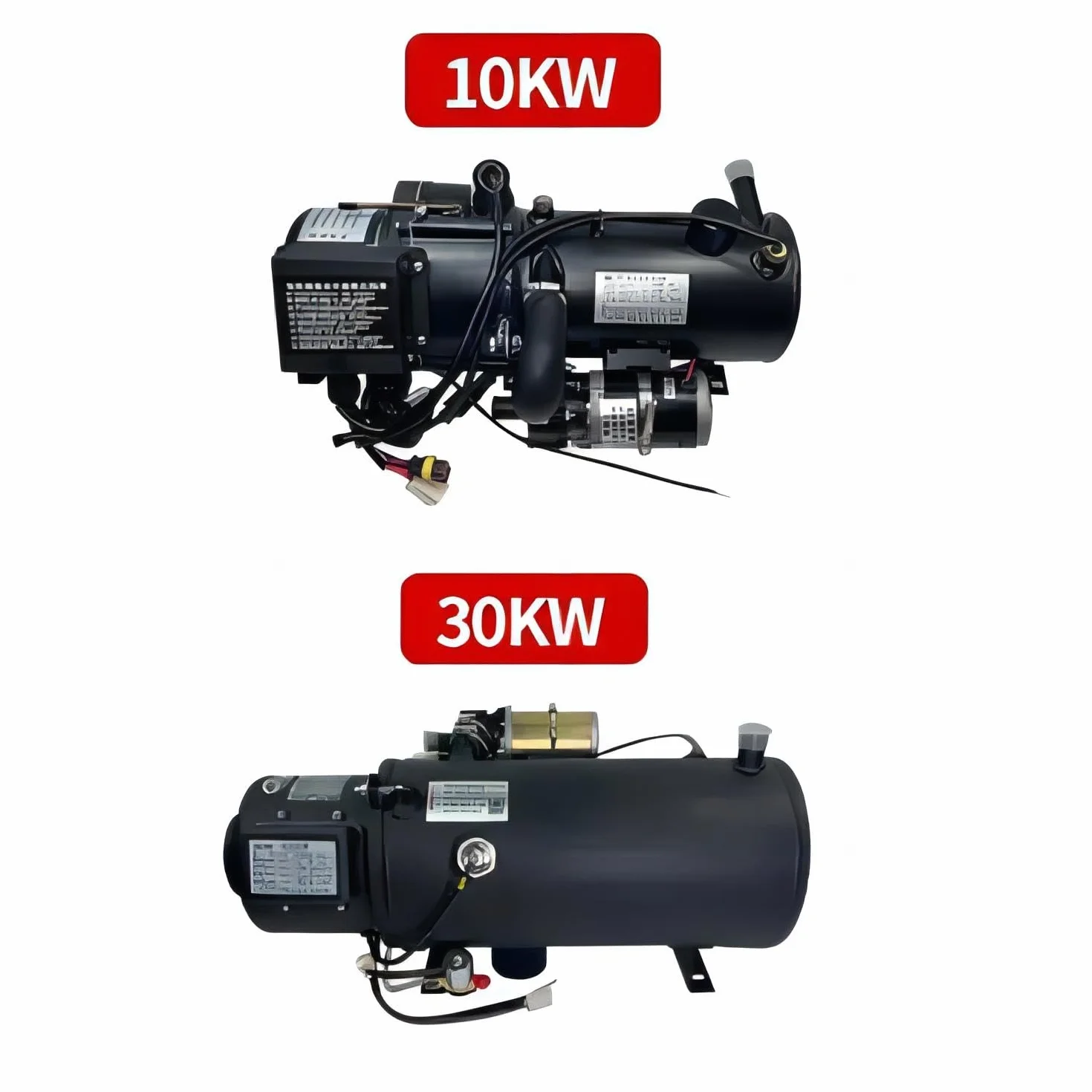 Calentador de agua de estacionamiento diésel de 12 V y 30 kW, juego completo de calefacción por refrigerante hidrónico, precalentador de motor para camiones, autobuses, caravanas y barcos