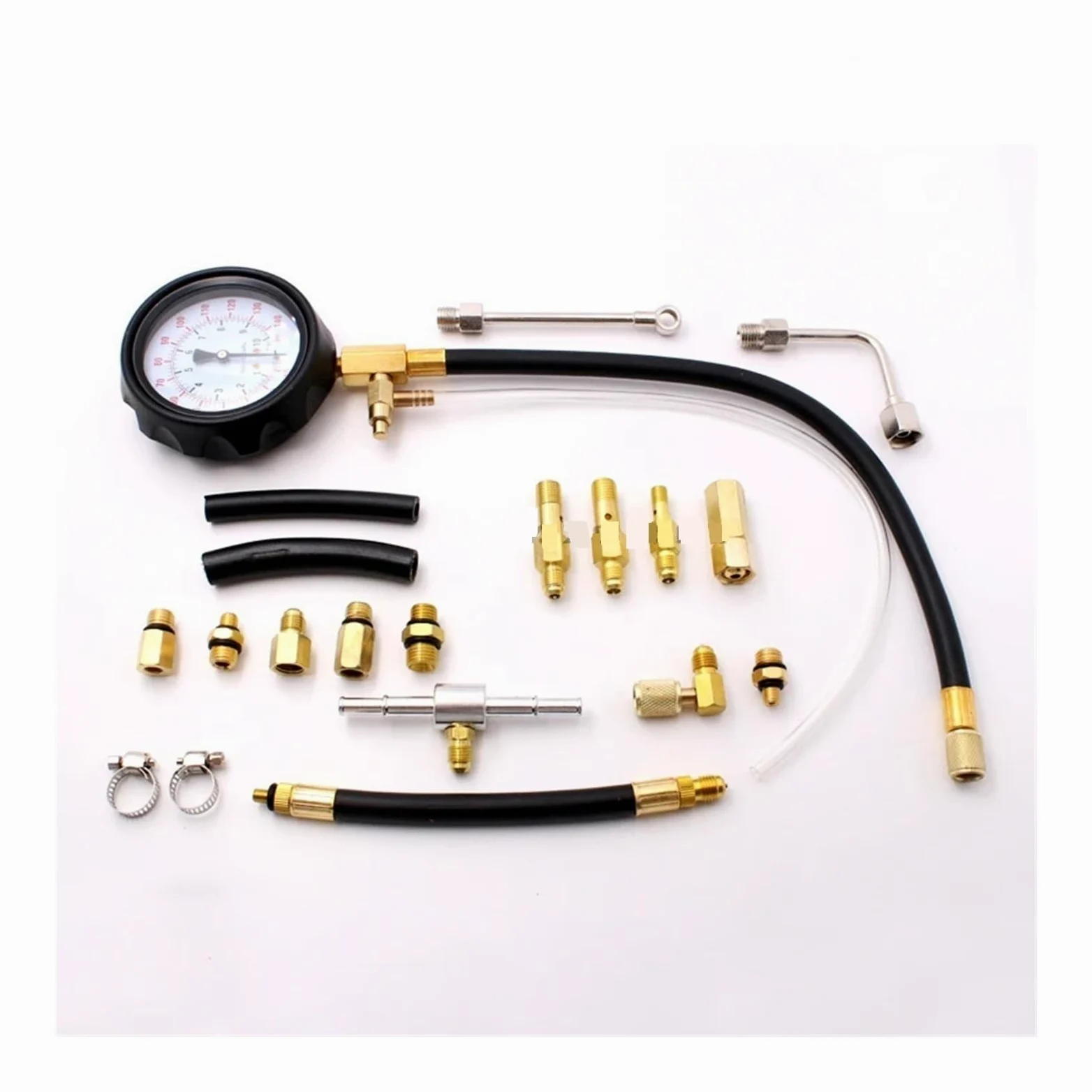 Probador De Inyector Bomba Inyección Combustible 0-140 PSI, Medidor Presión, Herramientas Detección Gasolina Suficientemente Preciso
