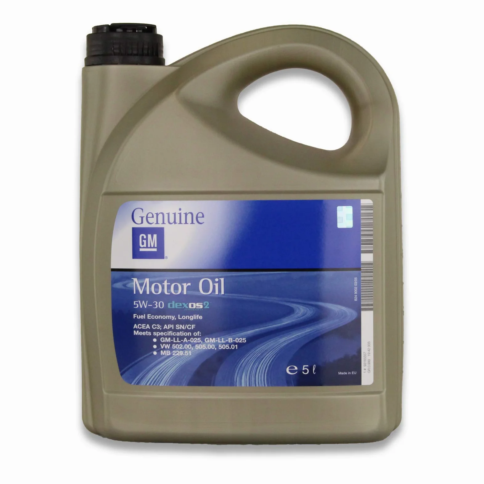 Aceite Motor Original - Opel dexos 2 5W-30, Pack 10 litros