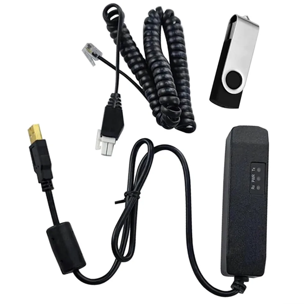 1314-4402 - Programador de PC para controles Curtis con interfaz USB 1309, herramienta de diagnóstico y parámetros para Windows XP/Vista/7/8 para cable USB en ABS Kit
