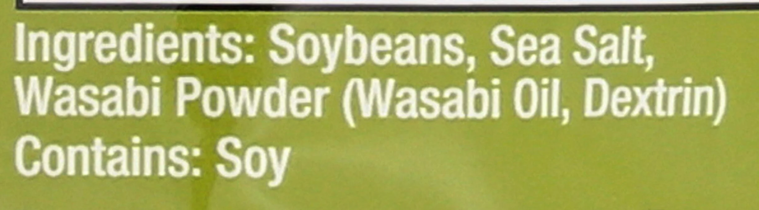 Seapoint Farms Edamame Dry Roasted Wasabi Low Fat 3.5 oz