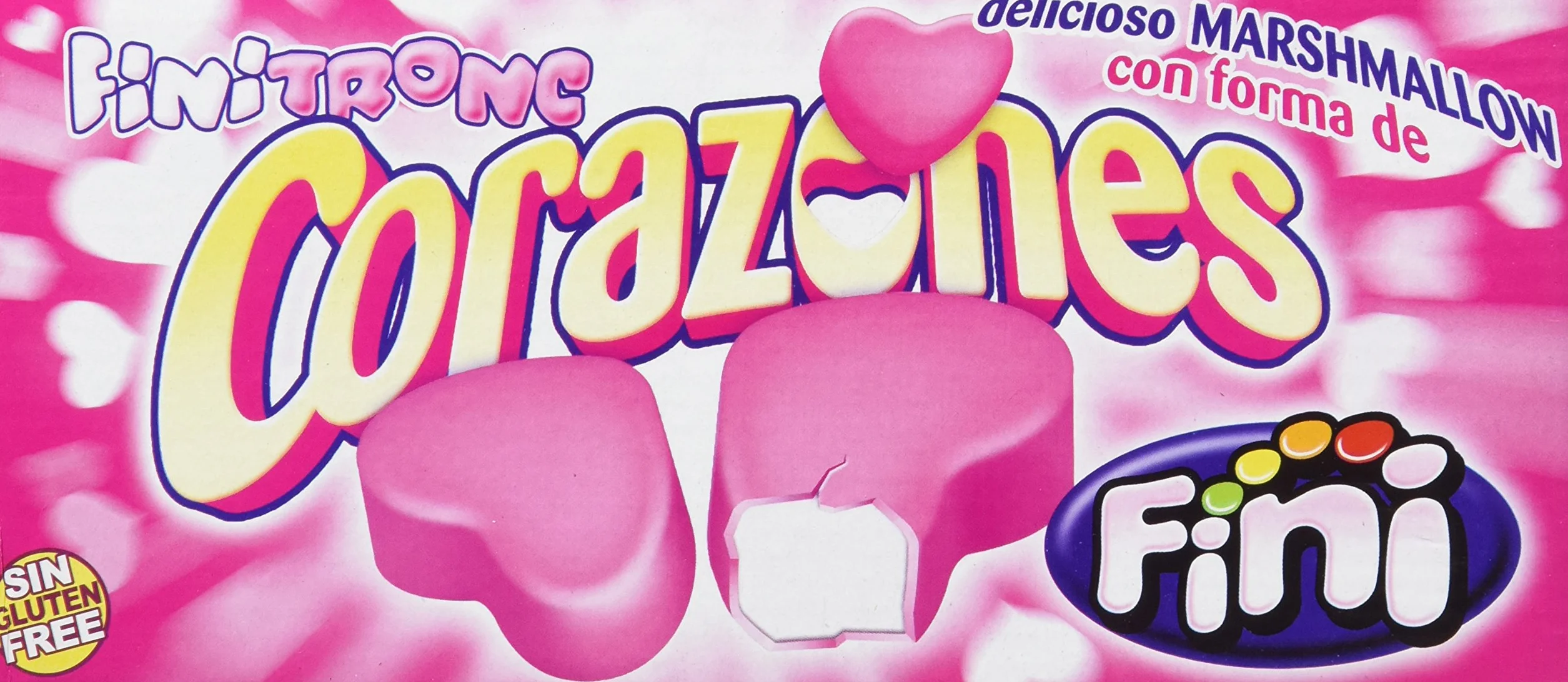 Fini Marshmallow Cubierto de Choco Sabor Fresa 730 gr