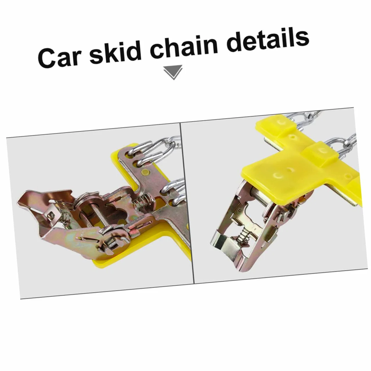 PRETYZOOM Cadenas De Nieve Antideslizantes Para Neumáticos De Automóviles Cadenas De Seguridad Para Vehículos Suv Y Camiones Protección Efectiva 2 Piezas X 4