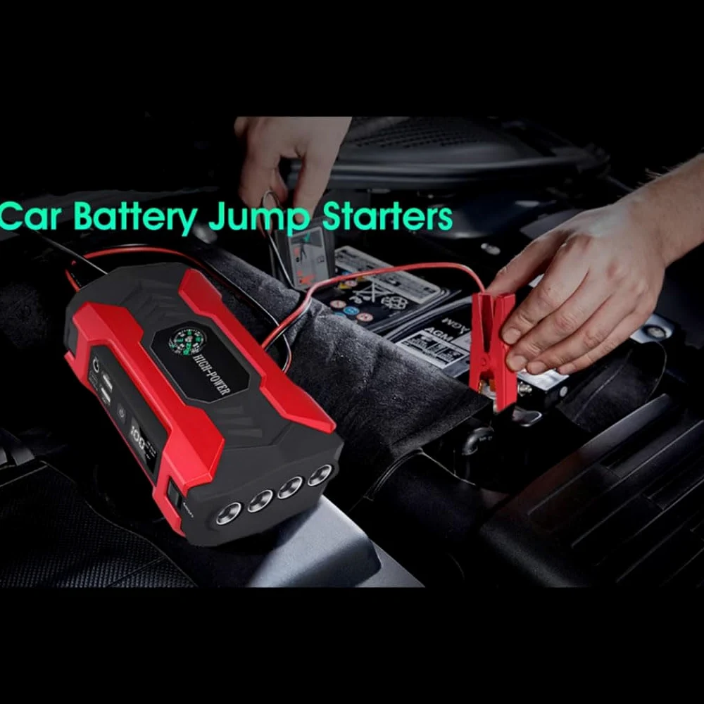 Arrancador de batería de Coche para Audi Q3 8U 2011-2018, 12V 28000mAh Arrancador de Coches Pinzas Bateria Booster Bateria Accesorio