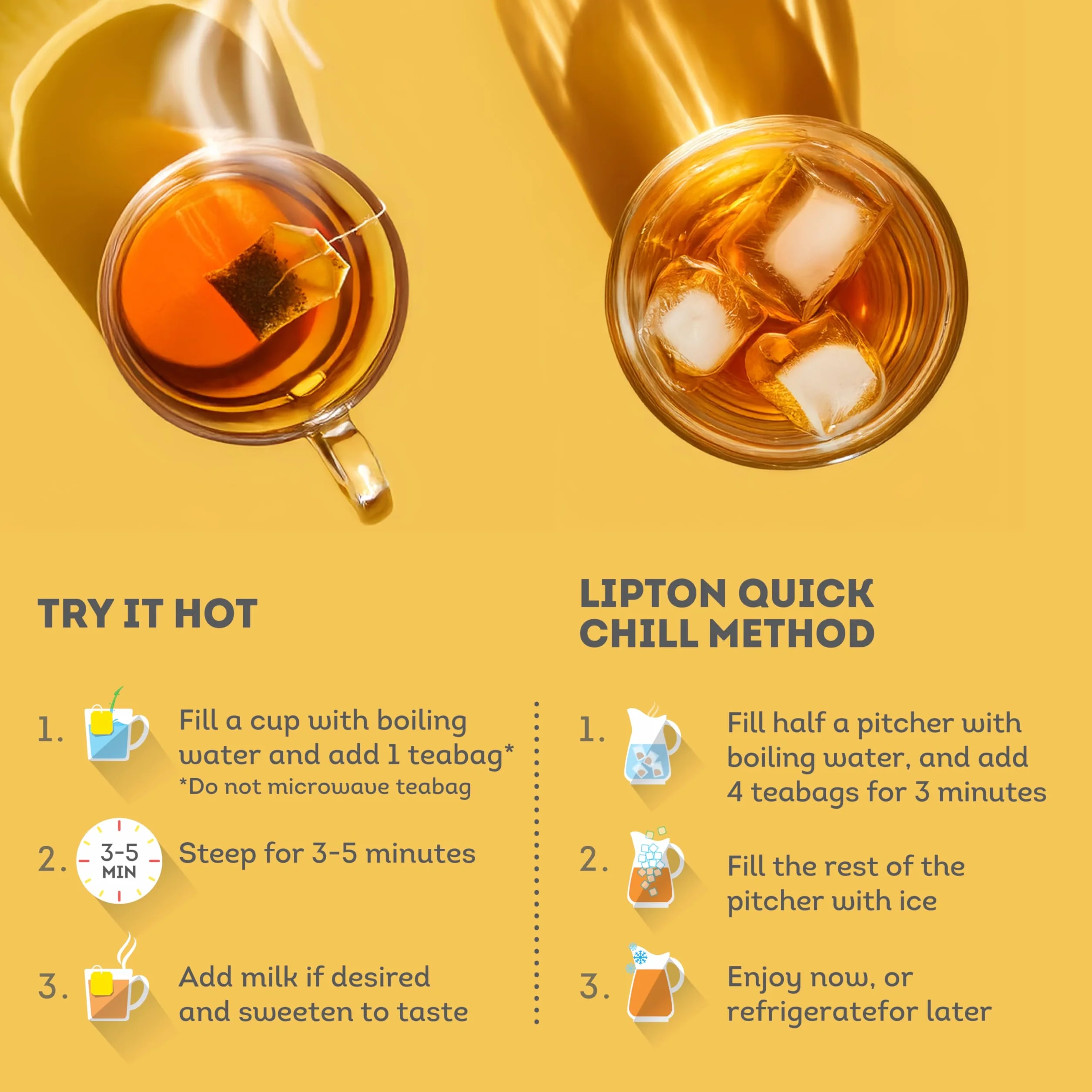 Lipton Té Negro Yellow Label, Caja 100 Sobres