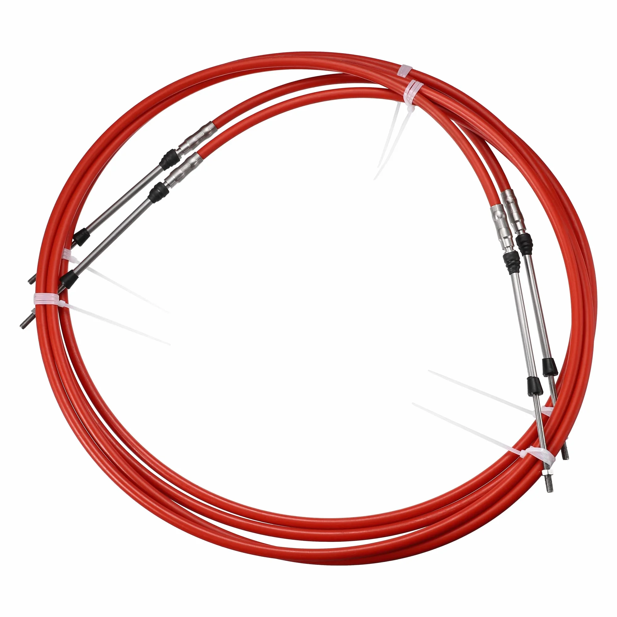 Motoforti 2 cables de caja de control remoto de 10 pies y 118 pulgadas, color rojo