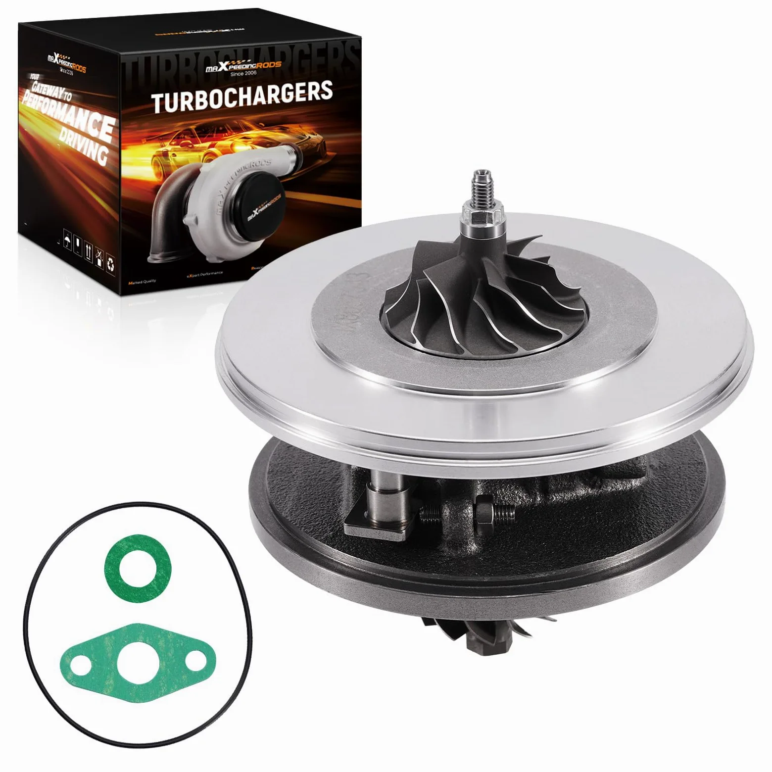 maXpeedingrods Centros Núcleo de Turbocompresor GT1544V para Coche, Core Cartridge de Tubina para Automóvil, Turbocharger Chra Cartucho de Turbo, para C3 HDI 1.6L D DV6TED4 2006 753420-3