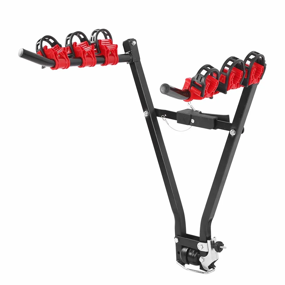 Soportes Universales para Portabicicletas, 3 Bicicletas, Soporte para Remolque, Portabicletas para Maletero de Automóvil