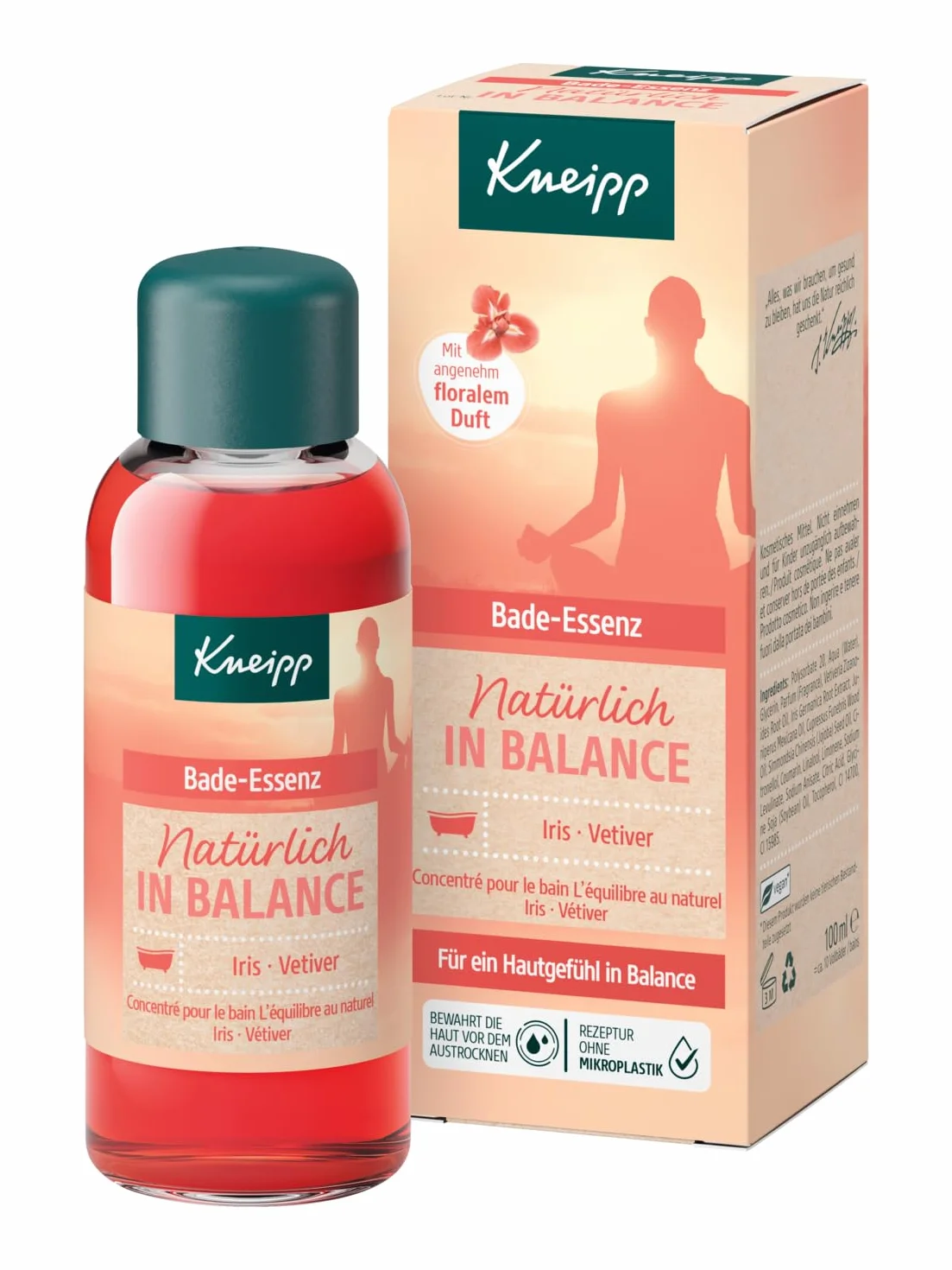 Kneipp Aceite de baño natural en equilibrio Rhodiola Rosea 100 ml