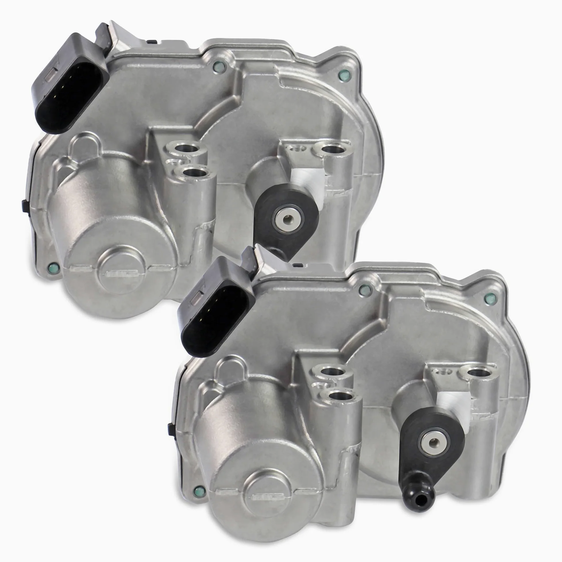 ATEC Germany 2x Actuador colector de admisión Compatible con AUDI A4 B6 Cabriolet (8H7), A4 B7 (8EC), (8ED) (8HE), A6 C6 (4FH),4F2)(4F5), A8 D3 (4E2, 4E8), Q7 (4LB), VW TOUAREG (7LA, 7L6, 7L7)
