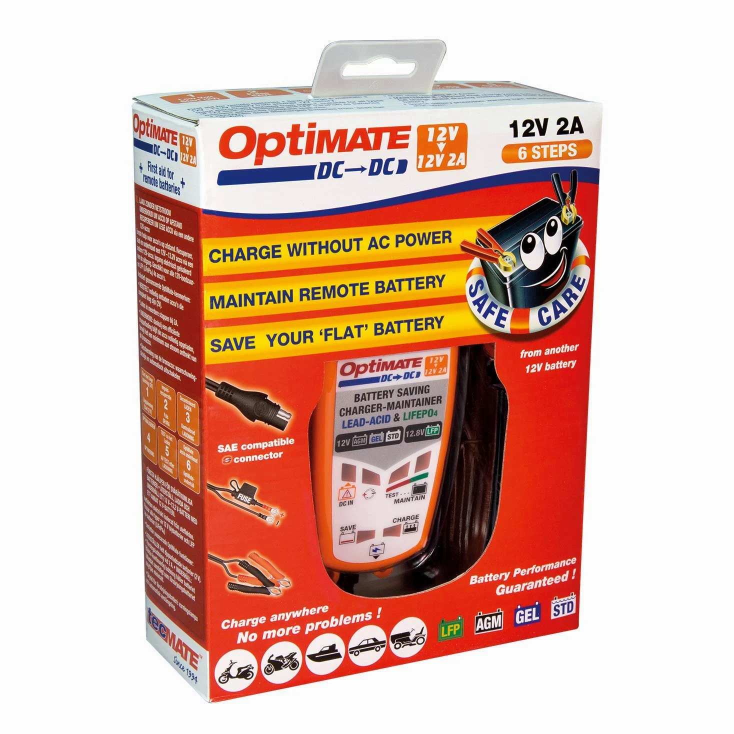 Tecmate TM-500 Cargador Optimate DC-DC
