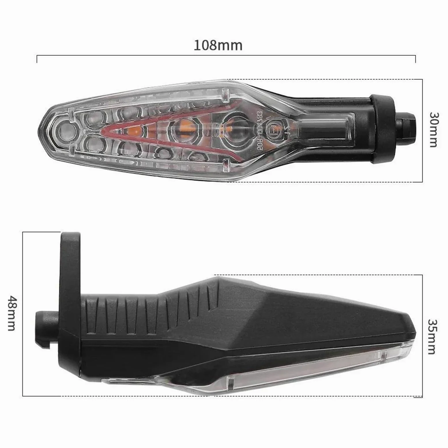 Indicadores De Giro Motocicleta Intermitentes Traseros LED Para Motocicleta Para R1250GS ADV M1000RR S1000RR S1000XR S1000R F900GS R1300GS Luces Señalización Intermitentes
