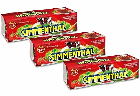 Simmenthal Carne curada en gelatina 9x90g