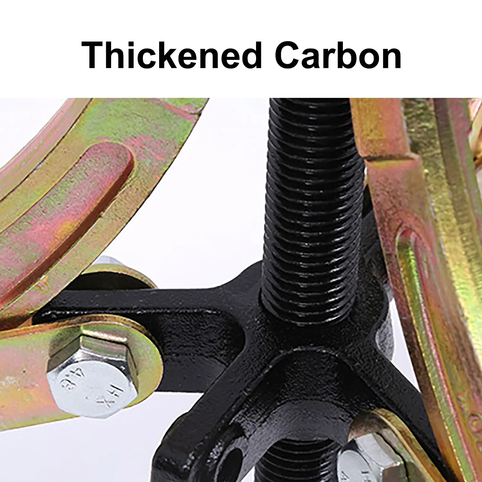 Herramienta de extracción de rodamientos de tres mandíbulas, reparación automotriz, extractor de acero al carbono para ruedas, bujes, engranajes, poleas, capacidad de 150 libras, 6 pulgadas de