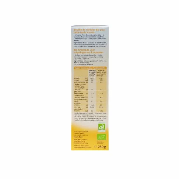 Gachas de mijo sin gluten sin leche 250 g