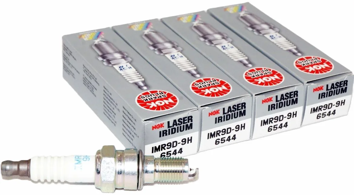 Set (4pcs) NGK tóner Bujías de iridio Stock 6544 Níquel Core punta Taper Cut 0.036 en imr9d-9h