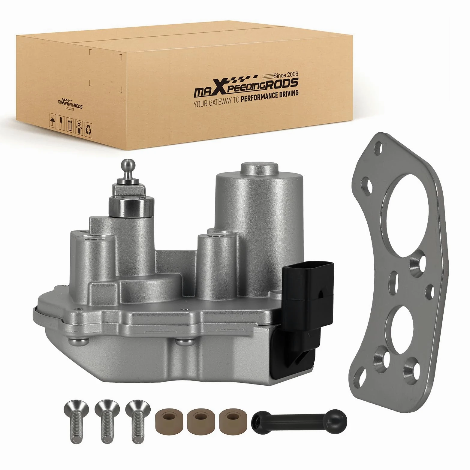 maXpeedingrods Actuador turbocompresor eléctrico para Audi A4 para VW Touareg 2.7 3.0 TDI B7 2004-2008 059145725J A2C53106046