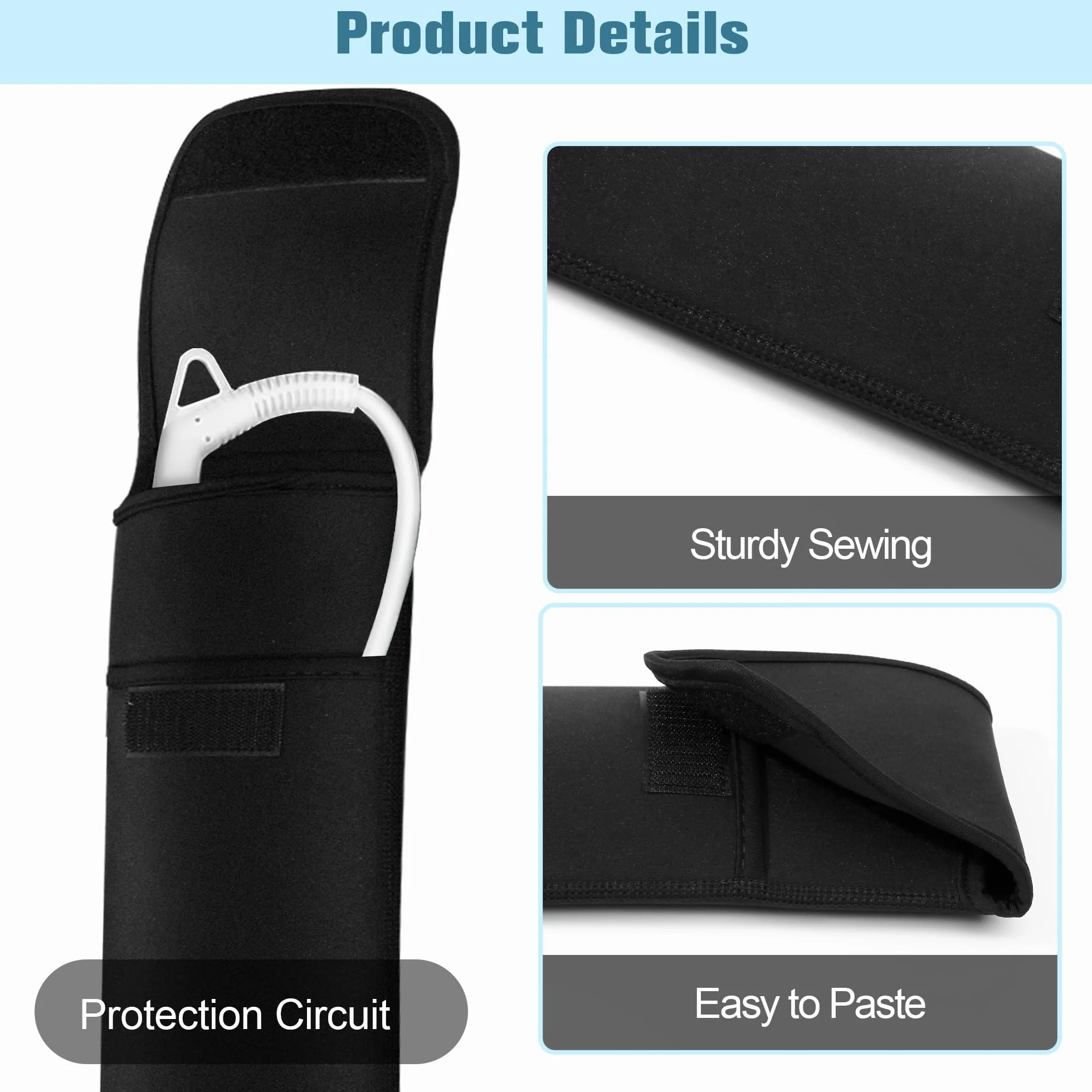 BASELIFE Funda de neopreno impermeable para plancha de pelo