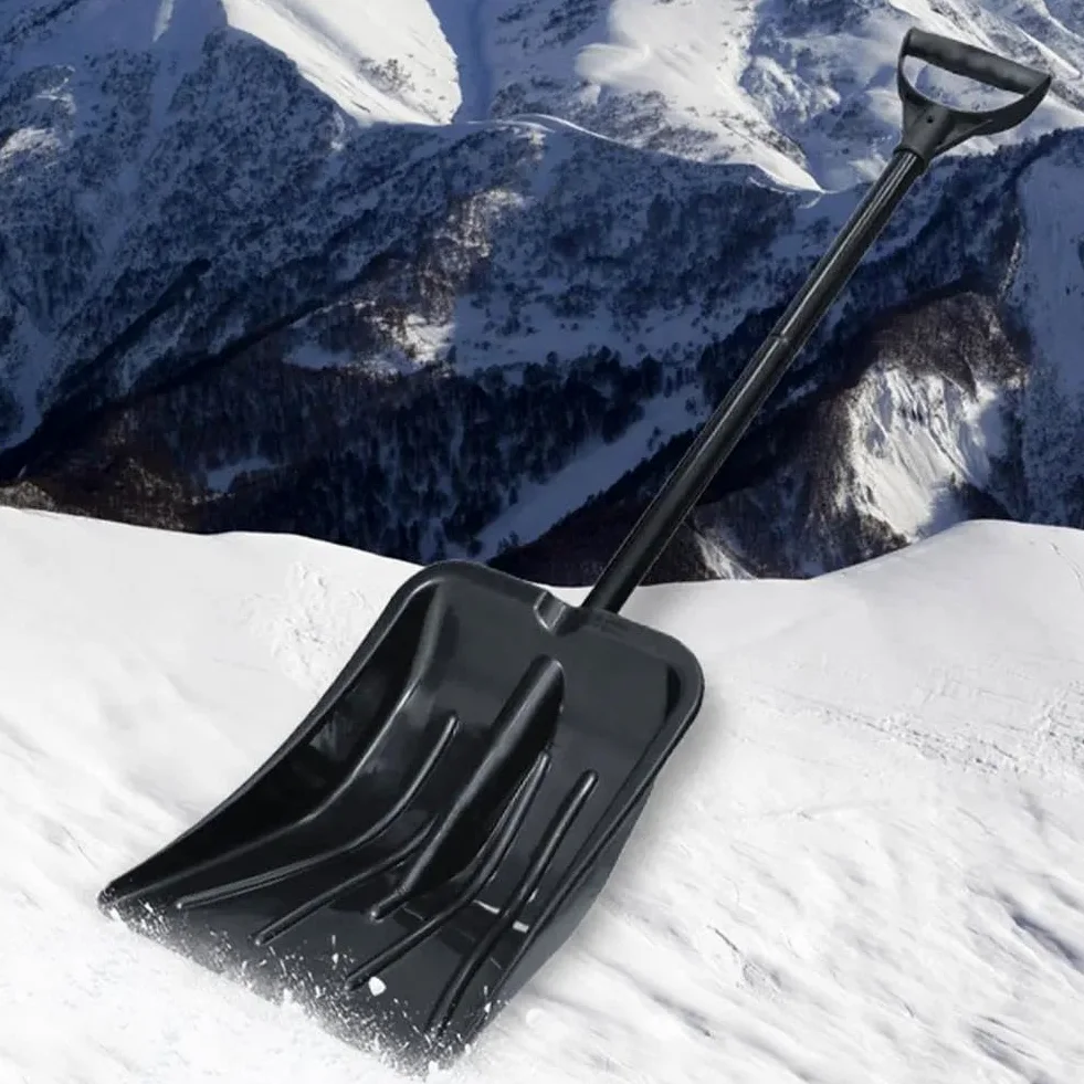 Rascador de hielo para coche Quitanieves Pala Quitanieves De Cristal De Coche Pala Desmontable De Aleación De Aluminio Para Coche Herramienta De Limpieza De Patio Al Aire Libre Rascadores de hielo par