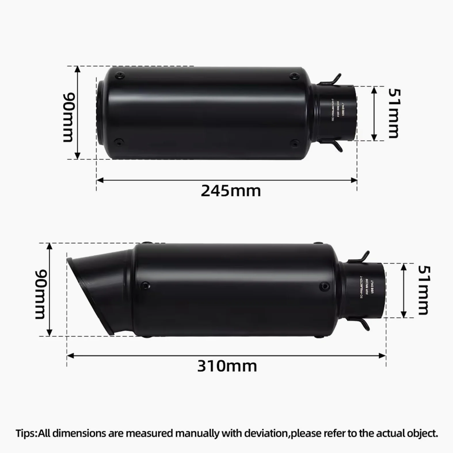 silencioso escape moto Para Kawasaki Para Ninja 400 Para Z400 | Silenciador de tubo medio deslizante para motocicleta Ninja 500 Z500(C)