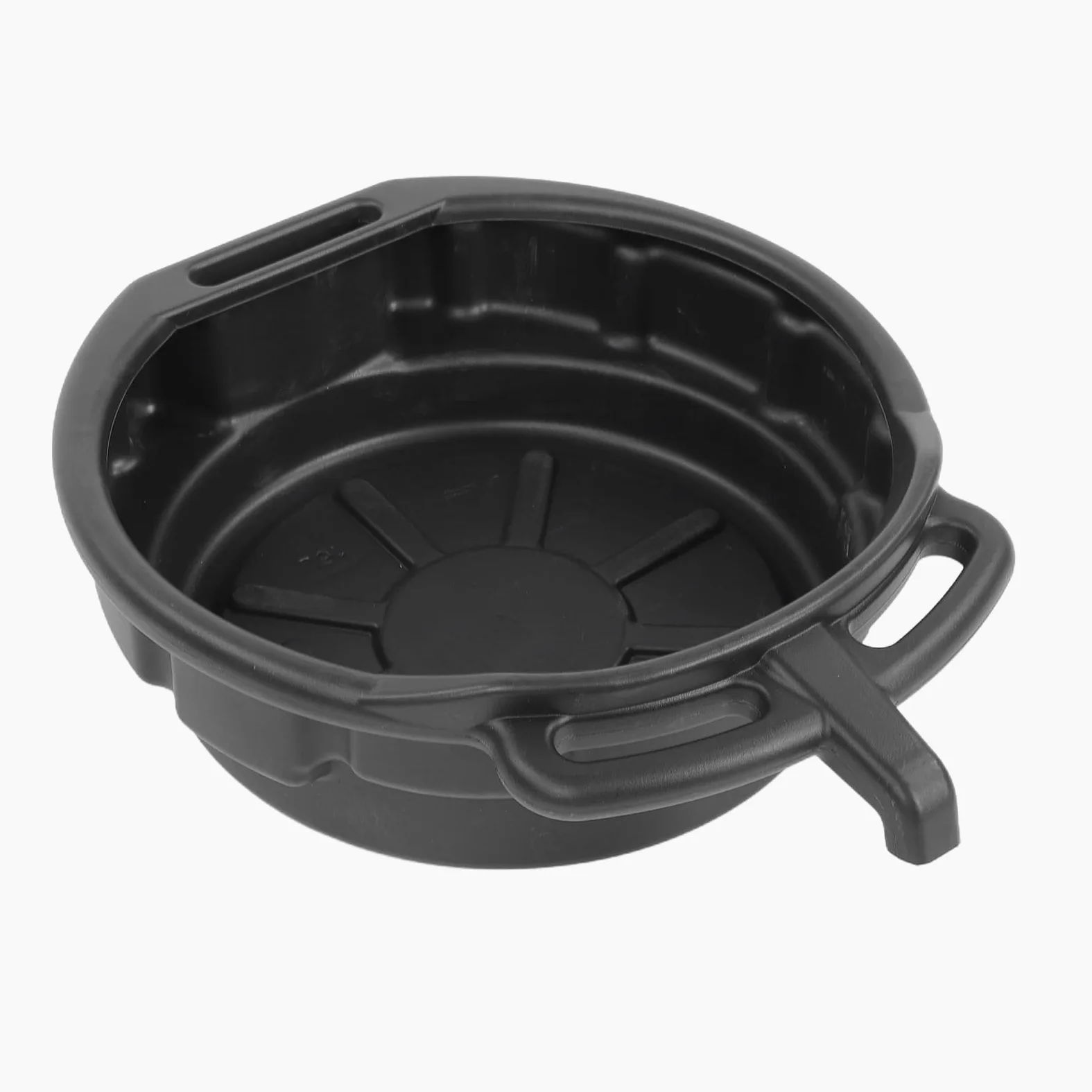 Akozon Bandeja Drenaje Aceite 16 litros Polietileno Antisalpicaduras Borde Enrollado Boquilla Incorporada para Motocicletas Automotrices CMB0135