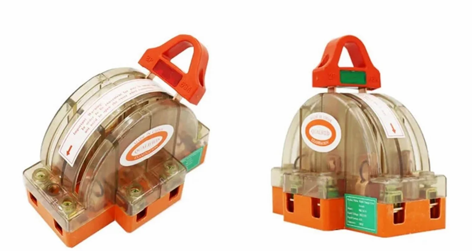 2 piezas 2p63a todo cobre banda transparente led bidireccional doble lanzamiento interruptor cuchillo interruptor de encendido interruptor cuchillo interruptor cuchillo interruptor cuchillo