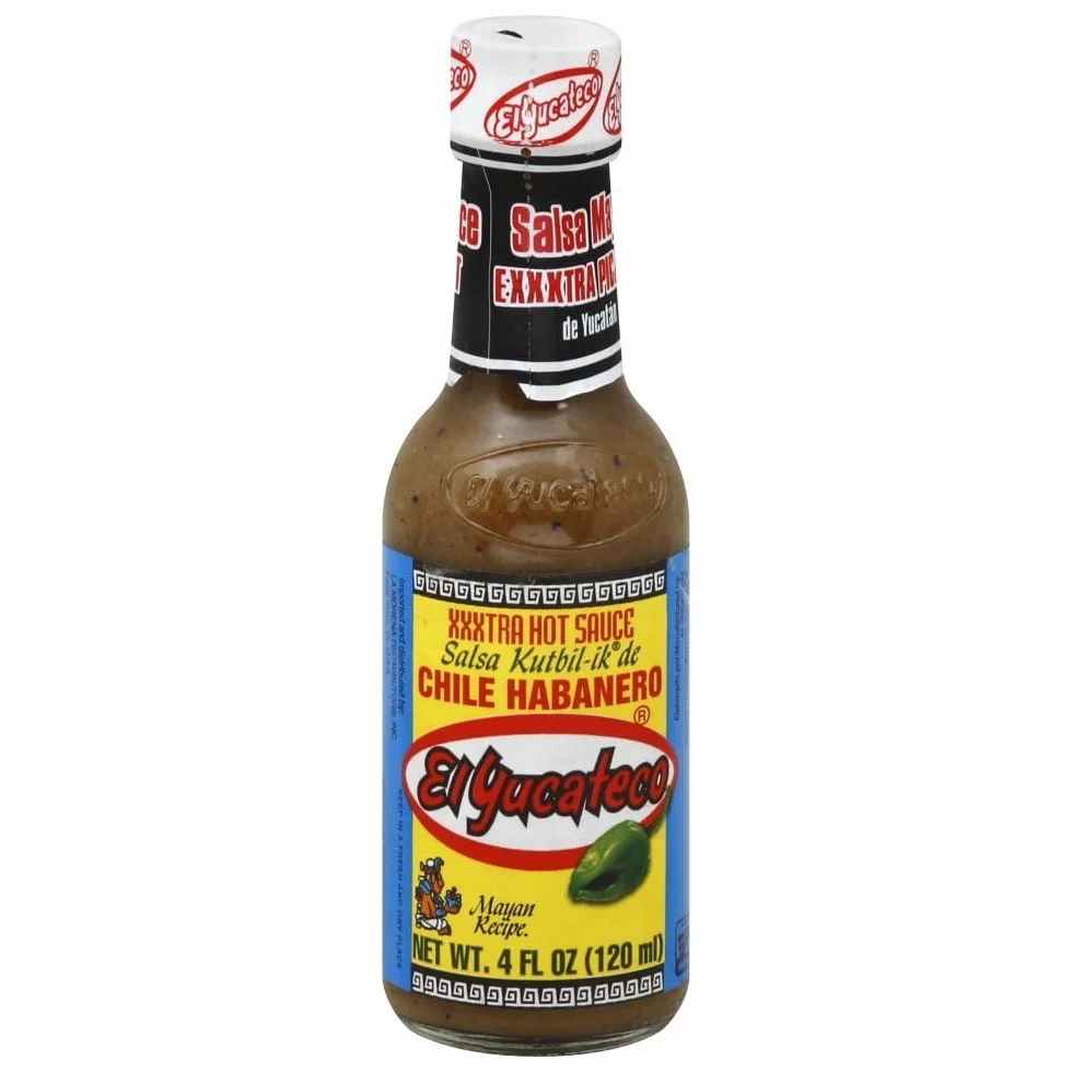 El Yucateco Salsa Kutbil-ik de Chile Habanero XXXtra Hot Sauce 120ml