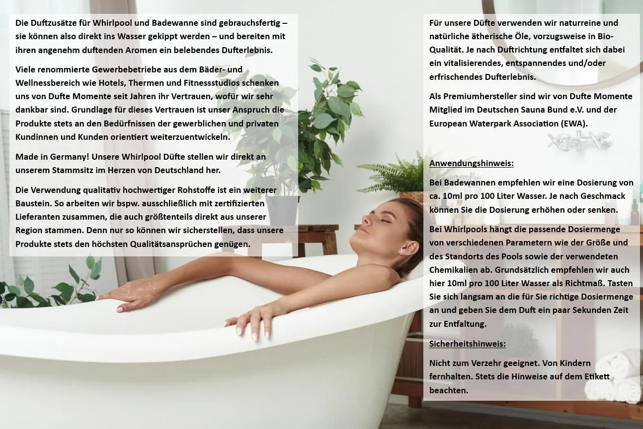 Dufte Momente Fragancia Whirlpool 260 ml hierba de limón aceites esenciales naturales