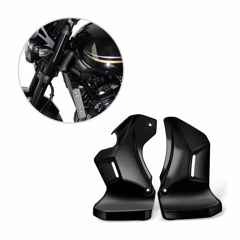 Aletas carenado Tipo alerón Cubierta Lateral Tanque Combustible Delantero Motocicleta Carenado Gas Protección Panel Lateral para Z900RS SE 2024 2018-2024 | Black