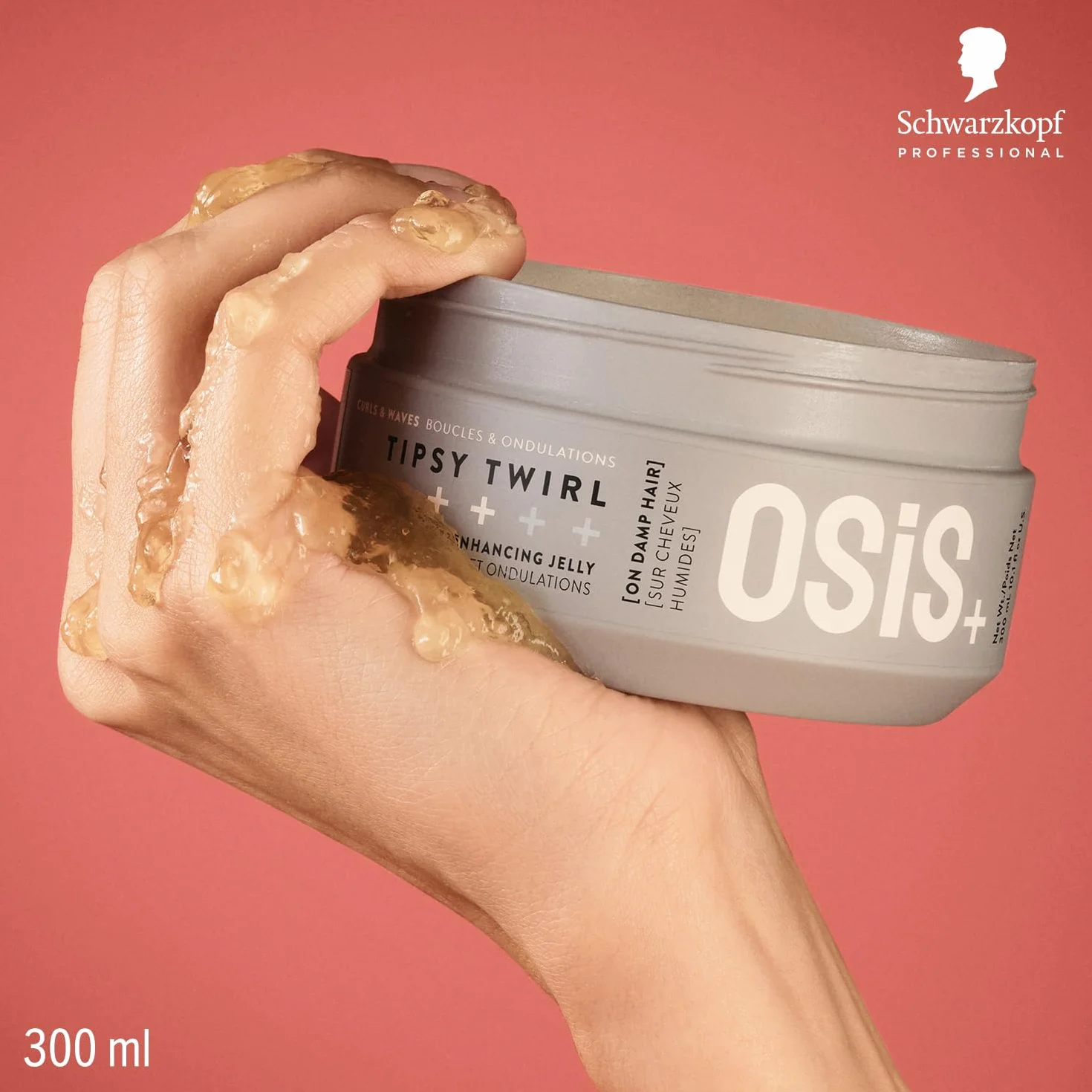 Schwarzkopf Professional OSiS Tipsy Twirl Gel Capelli Volumen Ligero Fijación Media 300 ml