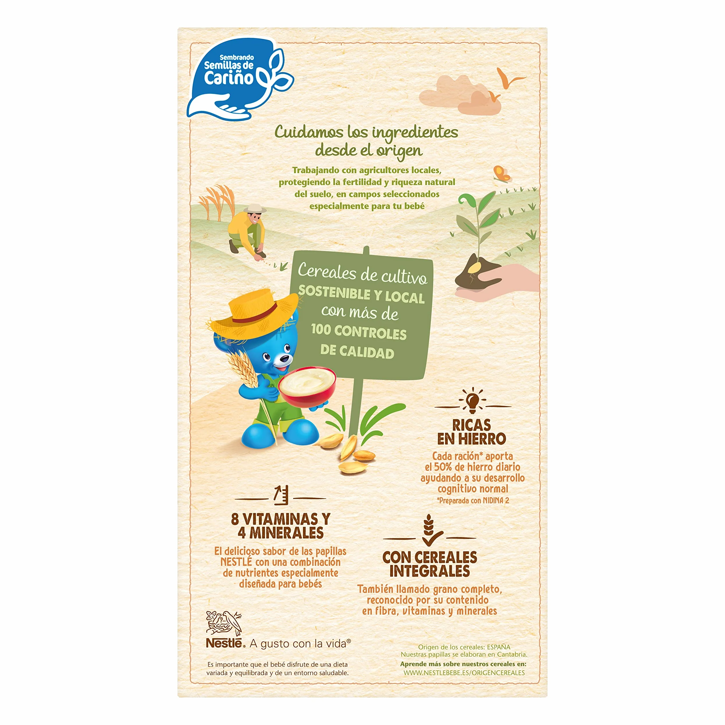 Nestle Papilla 8 Cereales con Galleta 950g 8 Paquetes 7.6Kg
