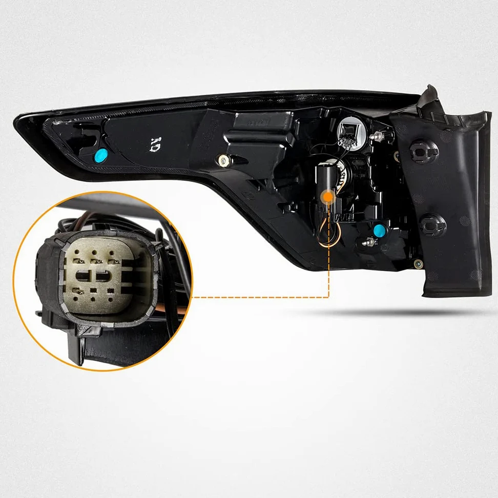 Coche Montaje De luces Traseras Para Ford Kuga 2017 2018 2019, lámpara trasera Luz Indicadora De Señal De Giro Coche Faro Trasero Accesorios, outside-left
