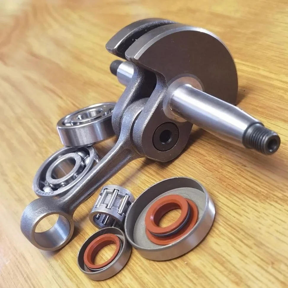 Cigüeñal FS220 con cojinete y retenes de Aceite, Compatible desbrozadoras FS180, FS280(Crankshaft Set)