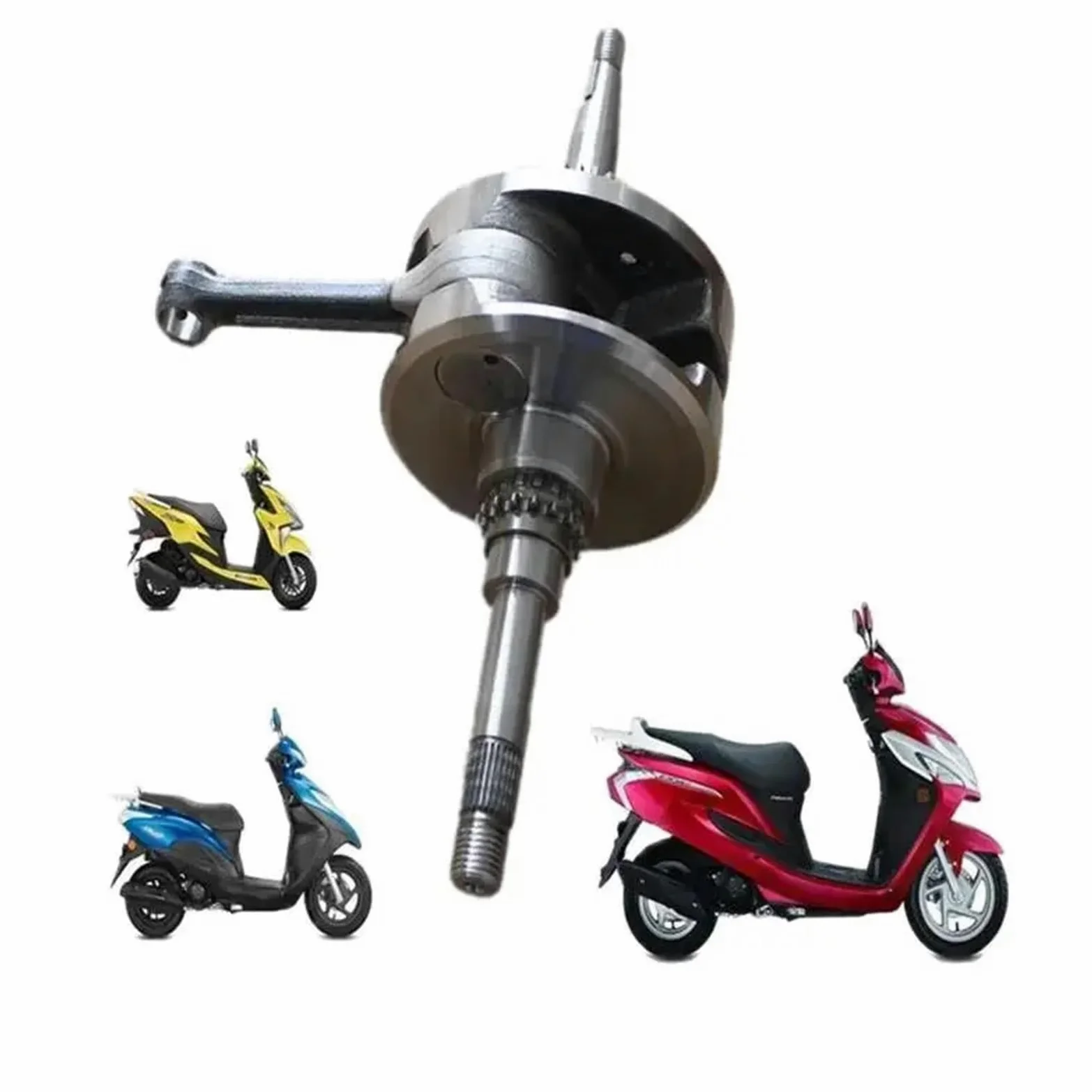 Compatible con cigüeñal de 125 cc. | Muñones rectificados con precisión, aleación de acero forjado, ensamblaje equilibrado