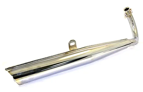 Tubo Escape Cromado Compatible Vespino GL ALX NLX XE