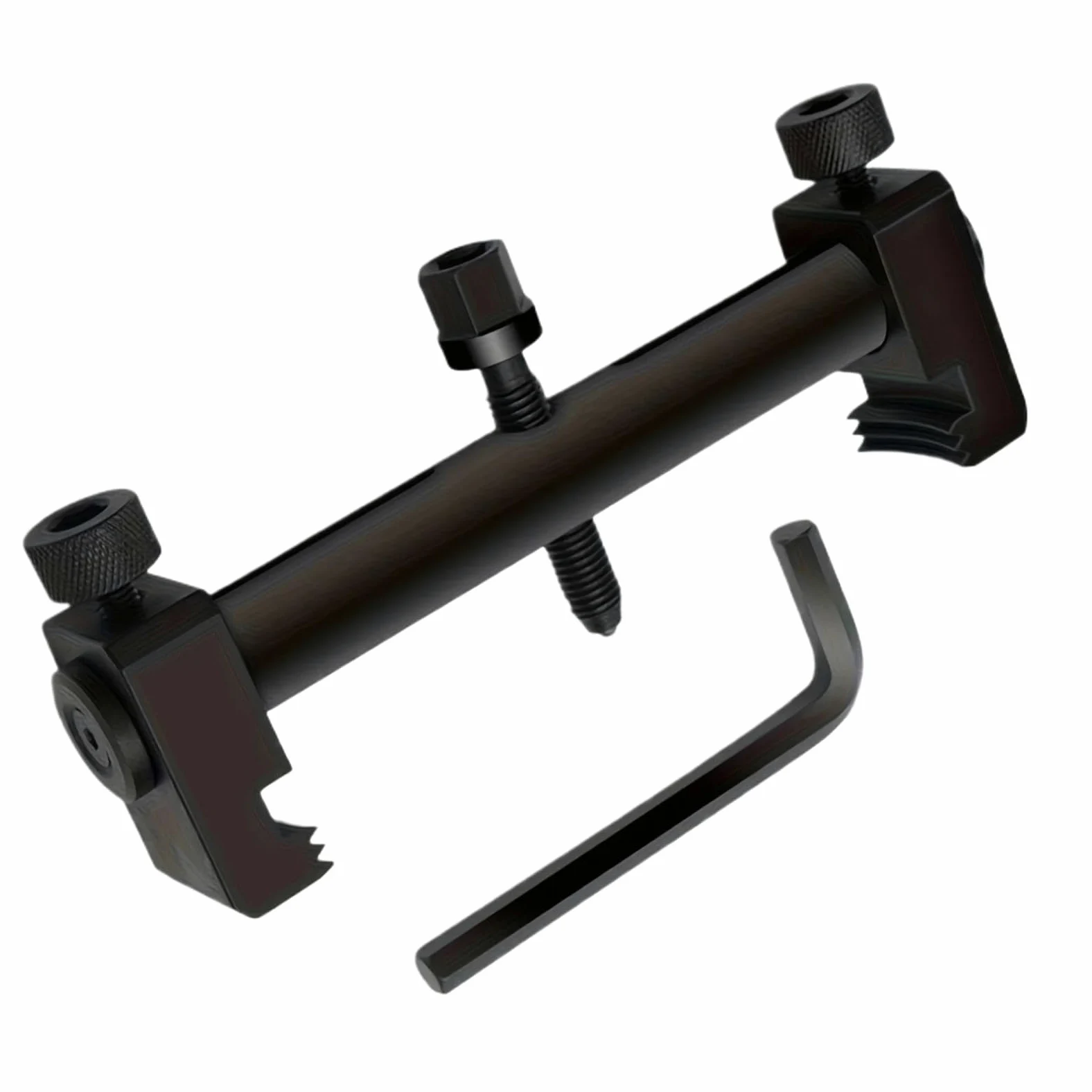 Extractor De Poleas Acanaladas For Polea De Transmisión Acanalada, Herramienta De Cigüeñal, Extractor De Cigüeñal Ajustable De 40 Mm A 165 Mm, Herramienta De Motor.