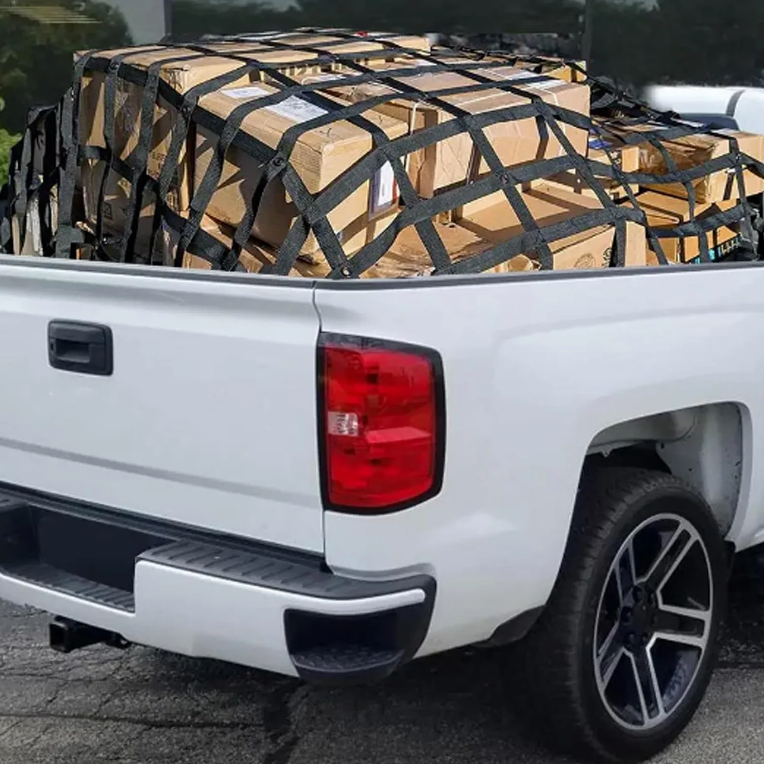 Red De Carga Pesada, Red De Carga para Camionetas EláStica Red para Equipaje Red De Carga Ajustable Red Organizadora SujecióN De Carga para SUV Van Carro Automóviles Universal