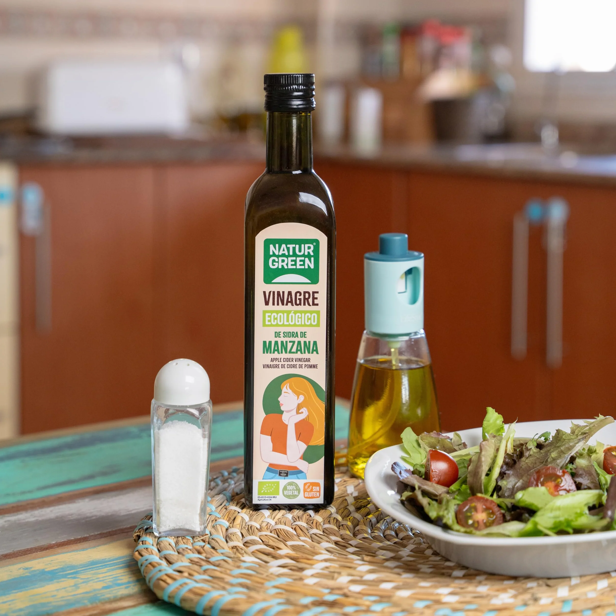 NaturGreen Vinagre de Sidra de Manzana Bio Ecológico 6% 500 ml